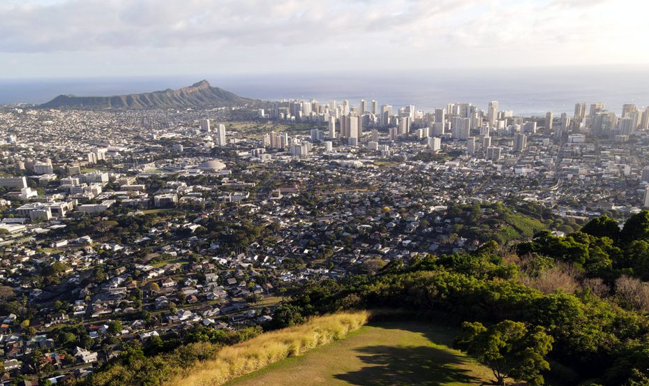 Oahu Aerial photo of residential zones