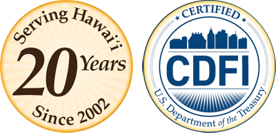 Hawai‘i Community Lending serving Hawaii 20 years, since 2002, CDFI Certified