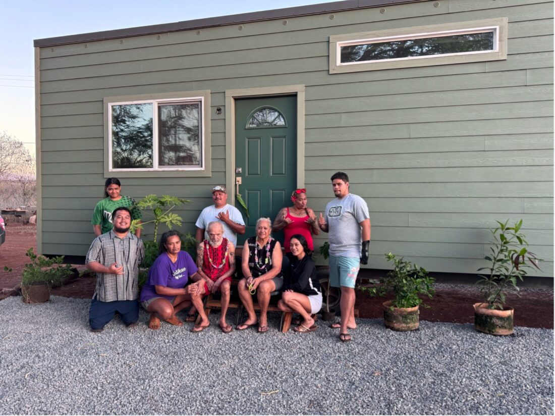 Tiny home for kūpuna blessed on Nā‘iwa Homestead in Moloka‘i [Maui News]