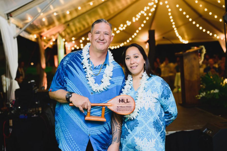 Jason and Jona Ahuna. PC: Hawaiʻi Community Lending